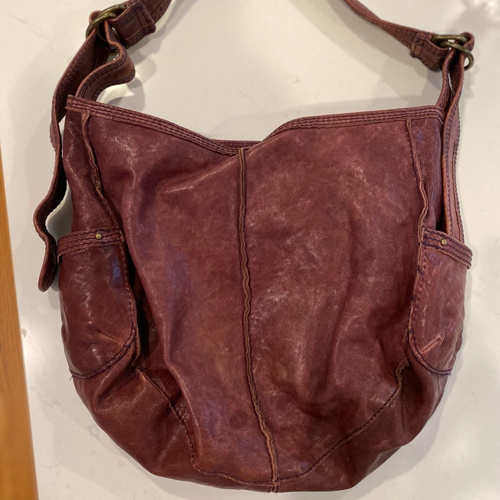 Vintage Madewell leather hobo bag